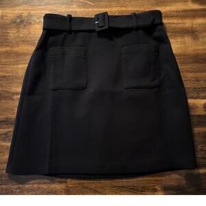 Ann Taylor Loft Women’s 4 Skirt Mini Short A Line Belted Pockets